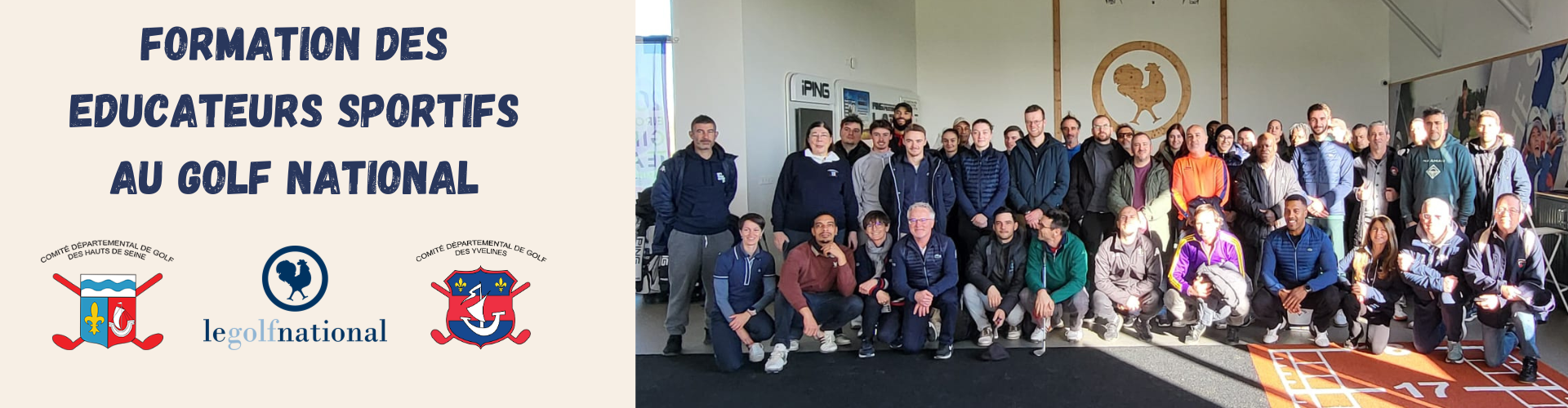 Formation des éducateurs au Golf National